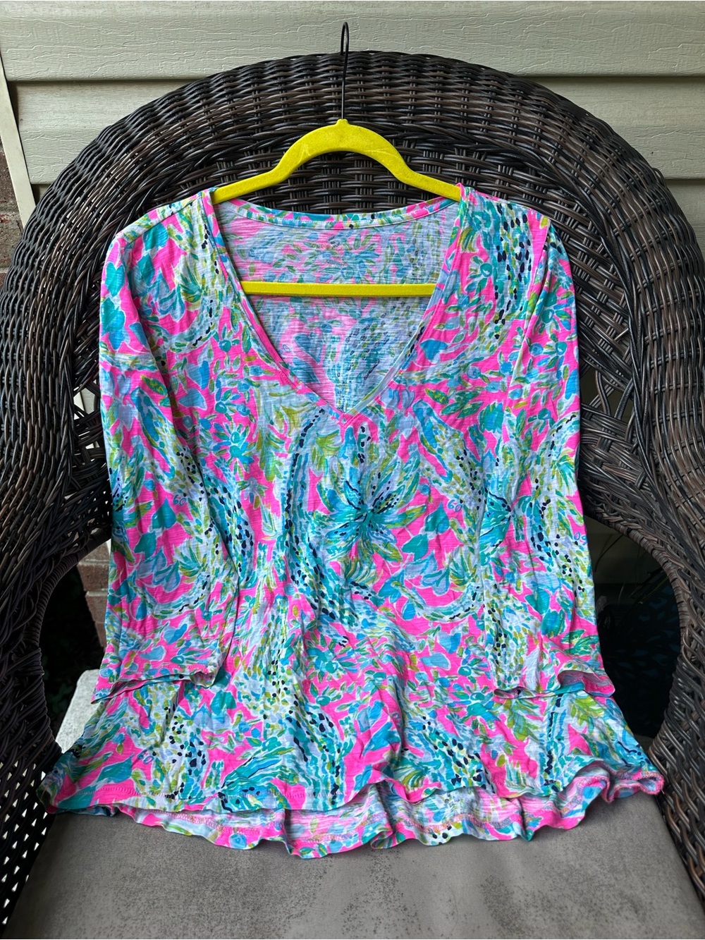 Lilly Pulitzer Etta Snap Back Pink Alligator L